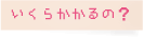 いくらかかるの？
